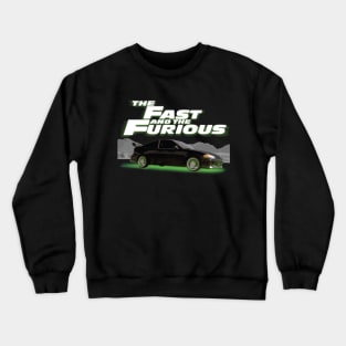 Fast Family EG Si Coupe Neon Crewneck Sweatshirt